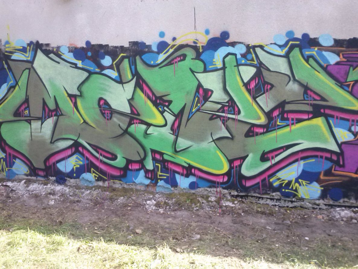 Graffiti Wall - Photo by Monker