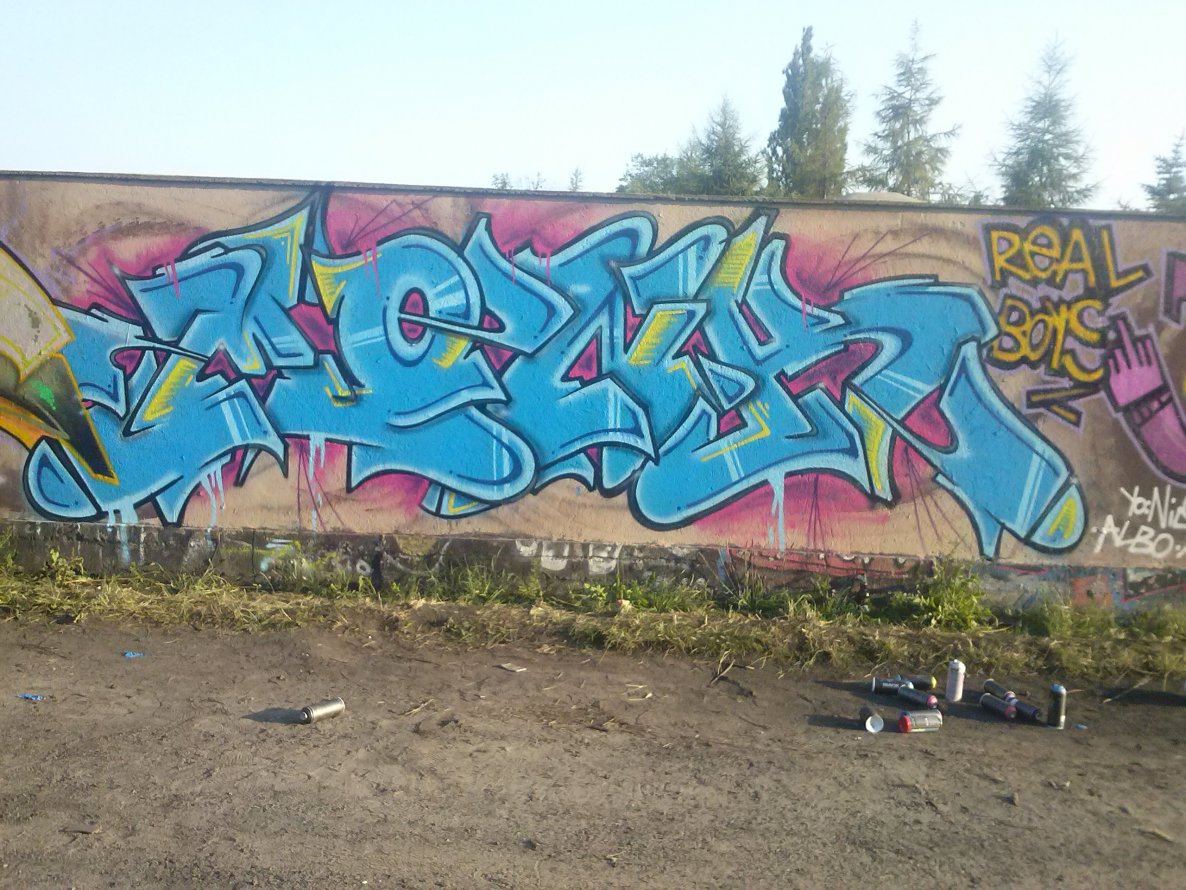 Graffiti Wall - Photo by Monker