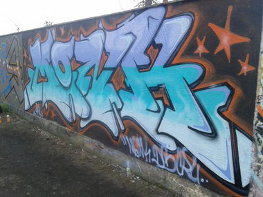 Graffiti Wall - Photo by Monker