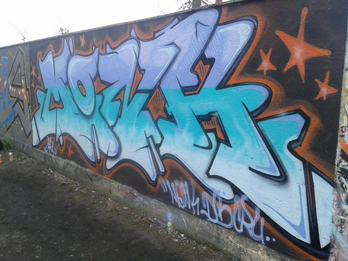 Graffiti Wall - Photo by Monker