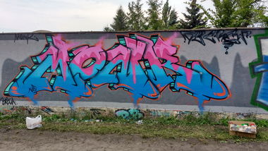 Graffiti Wall in Zarezerwuj mieć - Photo by Monker