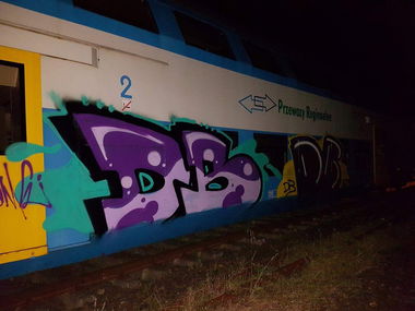 Graffiti Train - Photo by Monker