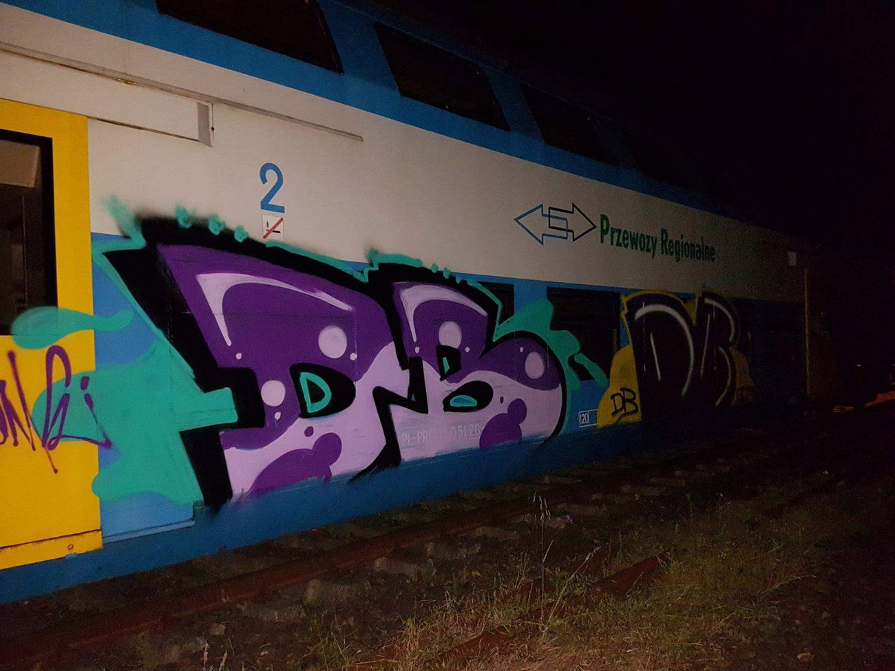 Graffiti Train - Photo by Monker