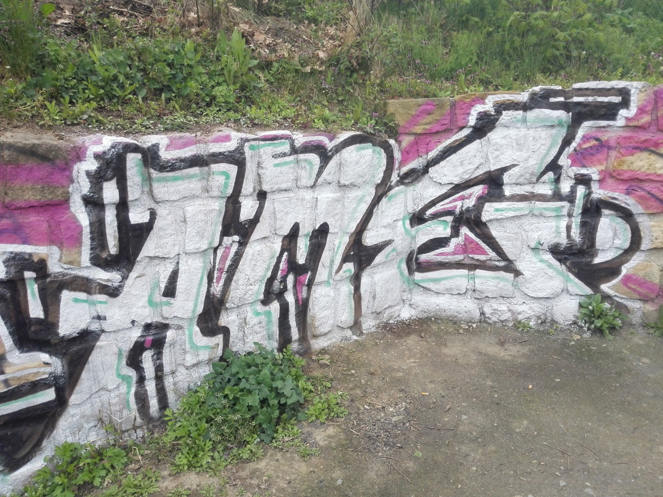 Graffiti Bombing in Dresden - Photo by MonsterGurkE - ame, bzk, lod (2016)