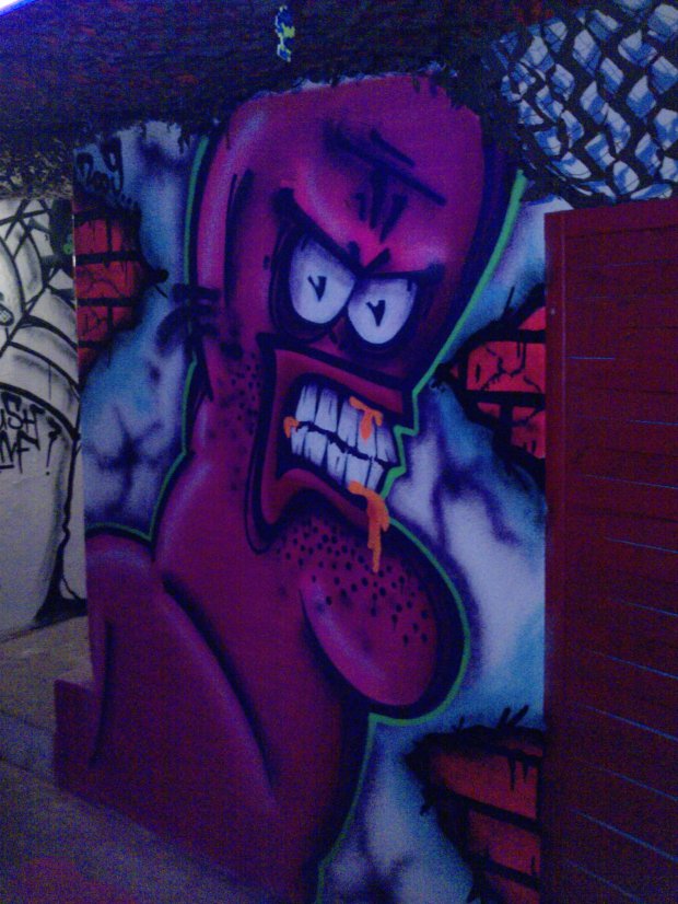 Graffiti Wall in Dresden - Photo by MonsterGurkE - wurm (2011)