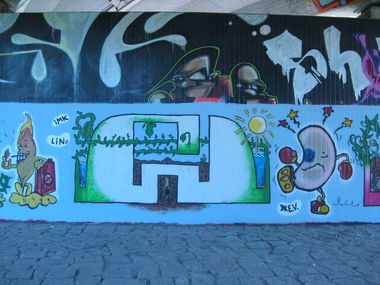 Graffiti Wall in Dresden - Photo by MonsterGurkE - lin (2020)