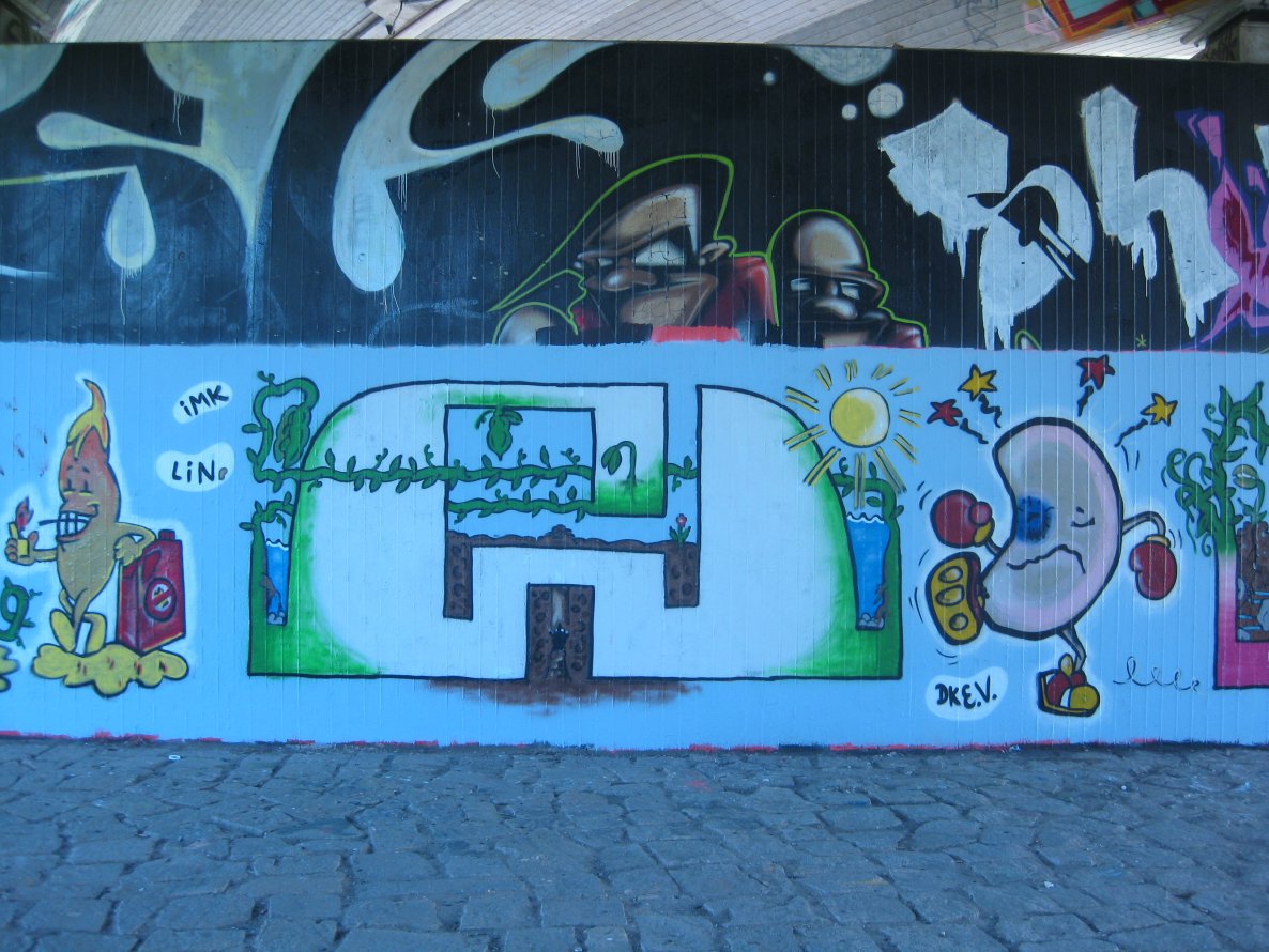 Graffiti Wall in Dresden - Photo by MonsterGurkE - lin (2020)
