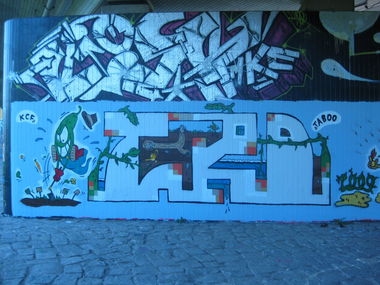 Graffiti Wall in Dresden - Photo by MonsterGurkE - taboo (2020)
