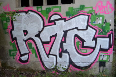 Graffiti Bombing in Dresden - Photo by MonsterGurkE - rtc (2014)