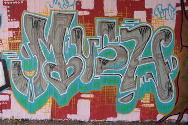 Graffiti Wall in Dresden - Photo by MonsterGurkE - Mush (2014)