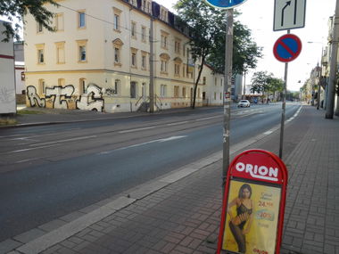 Graffiti Bombing in Dresden - Photo by MonsterGurkE - rtc, dresden (2015)