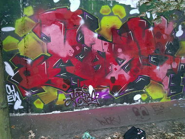 Graffiti Wall - Photo by Mopls - Mopls, Mopls, One (2013)