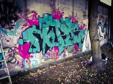 Graffiti Wall - Photo by Mopls - Mopls, Mopls, One (2013)