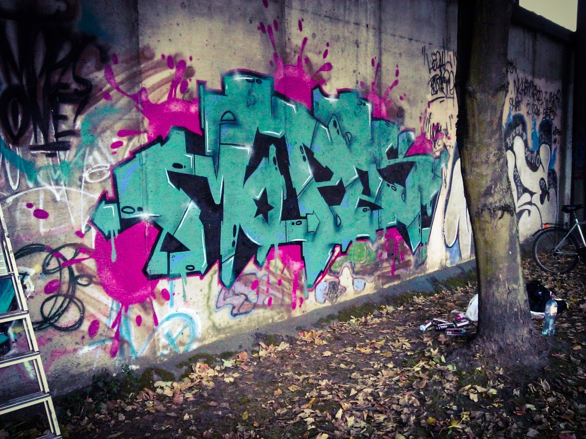 Graffiti Wall - Photo by Mopls - Mopls, Mopls, One (2013)