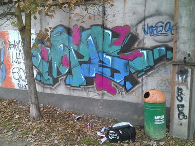 Graffiti Wall - Photo by Mopls - Mopls, Mopls, one (2013)