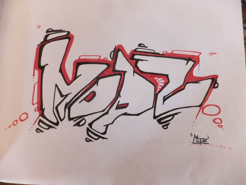 Graffiti Sketch - Photo by Mopz - mops (2013)