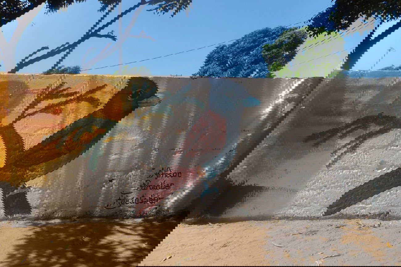 Graffiti Wall in Sukuta - Photo by Mopz - mopz, gambia, african (2013)