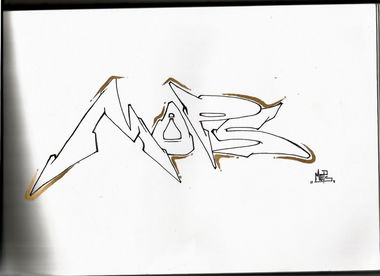 Graffiti Sketch - Photo by Mopz - mops (2014)