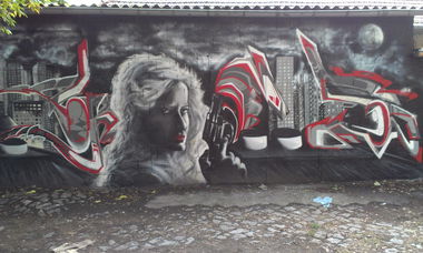 Graffiti Wall in Potsdam - Photo by Morales - Keis, Hios