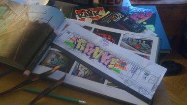 Graffiti Sketch - Photo by Morda - RANK