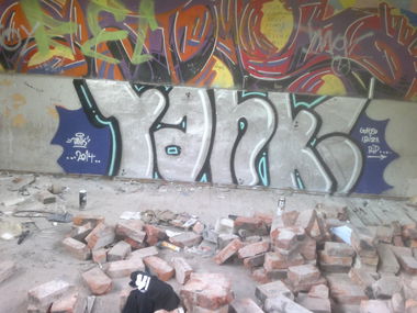 Graffiti Wall in Kuczewola - Photo by Morda - RankONE (2014)