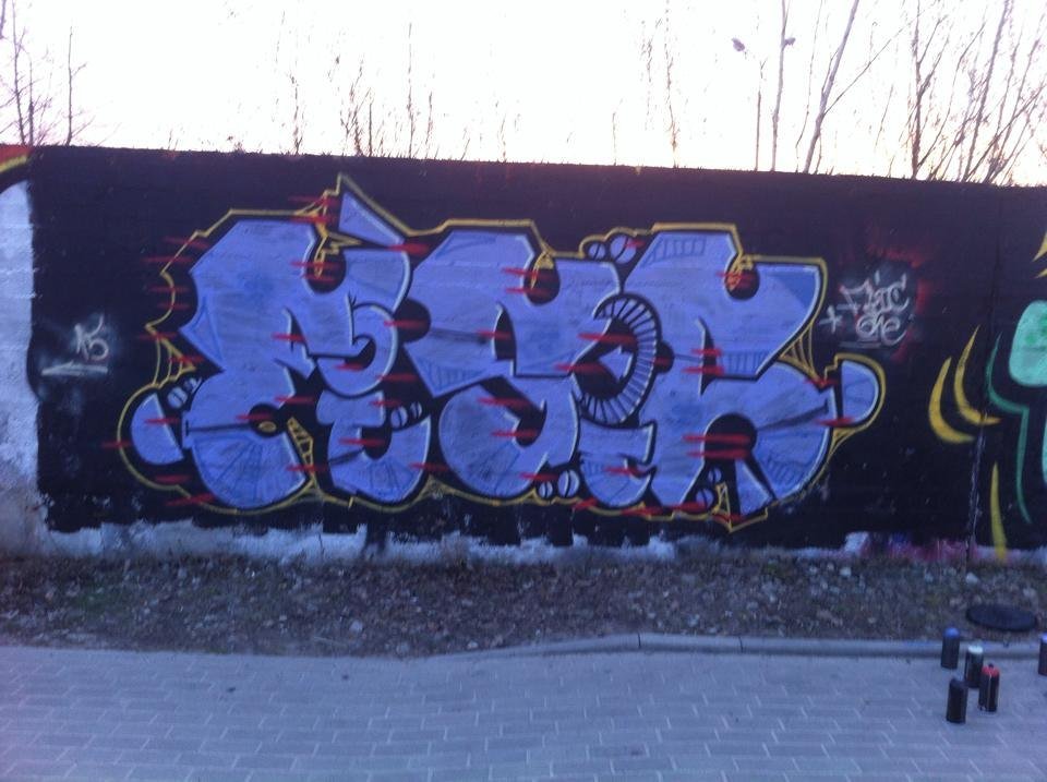 Graffiti Wall - Photo by Morda - Fisic (2015)
