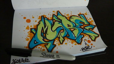 Graffiti Sketch in Gda?sk - Photo by MorePL - more, graffiti, poland