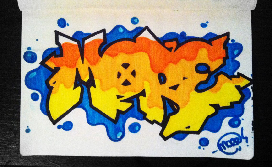 Graffiti Sketch in Gda?sk - Photo by MorePL - more, poland, sketch