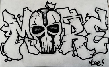 Graffiti Sketch in Gda?sk - Photo by MorePL - more, poland, sketch (2013)