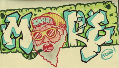 Graffiti Sketch in Gda?sk - Photo by MorePL - more, gda?sk, character (2013)