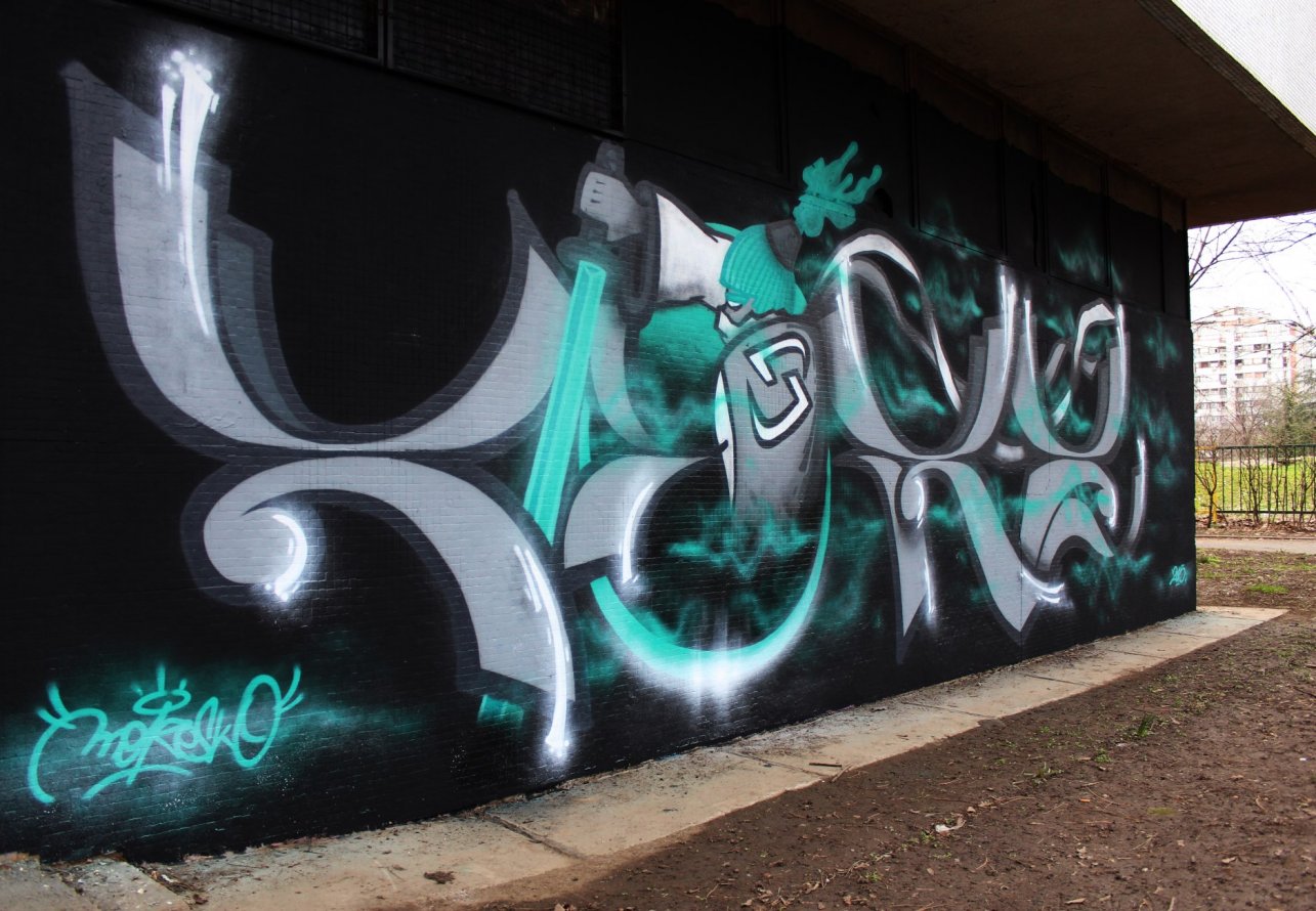 Graffiti Wall in Belgrade - Photo by Moresko - Moresko (2015)