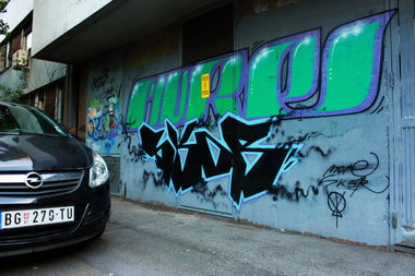 Graffiti Wall in Belgrade - Photo by Moresko - Moresko (2012)