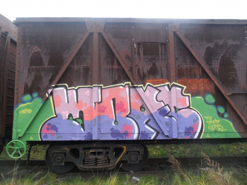 Graffiti Train in Russia - Photo by Morgan - Fas (2011)