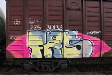 Graffiti Train in Russia - Photo by Morgan - Fas (2012)