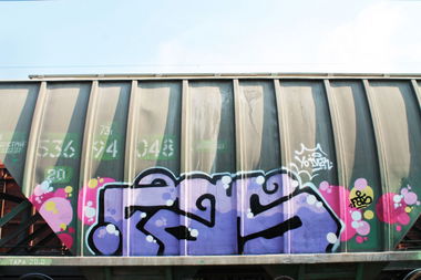 Graffiti Train in Russia - Photo by Morgan - Fas (2012)