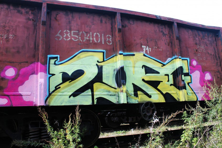 Graffiti Train in Russia - Photo by Morgan - Fas/unfin (2012)