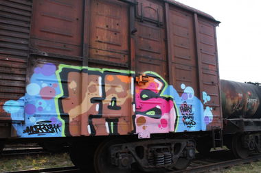 Graffiti Train in Russia - Photo by Morgan - Fas (2012)