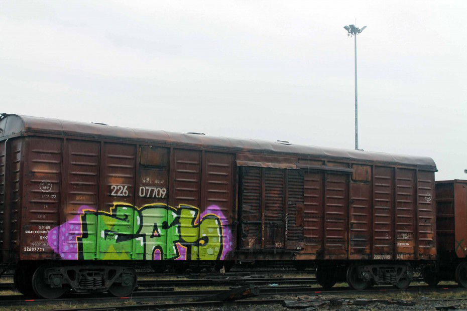 Graffiti Train in Russia - Photo by Morgan - Fas (2013)