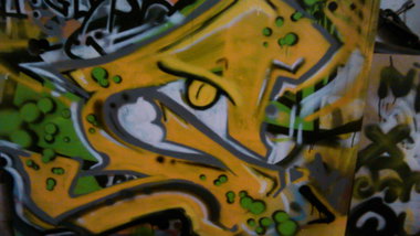 Graffiti Wall - Photo by Morof - Task1, Glyph (2014)