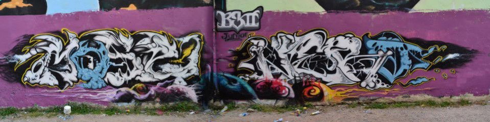 Graffiti Wall in Bal?kesir - Photo by Mose - Mose, Nero (2013)