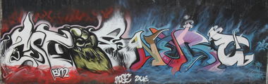 Graffiti Wall in Bal?kesir - Photo by Mose - Mose, Nero (2012)
