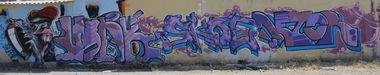 Graffiti Wall in Ören - Photo by Mose - Mose, Wonk, Skoe (2013)