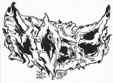 Graffiti Sketch in Bal?kesir - Photo by Mose - Mose (2013)