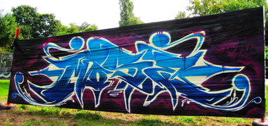 Graffiti Wall in Karlsruhe - Photo by MoseOne - Mose (2013)