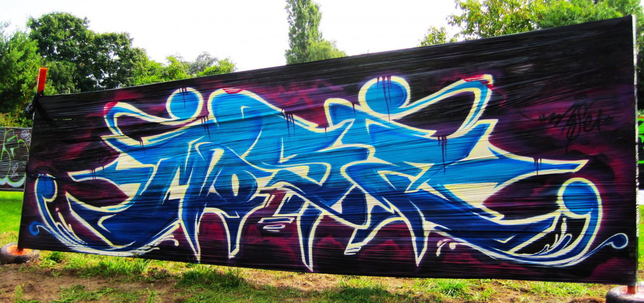 Graffiti Wall in Karlsruhe - Photo by MoseOne - Mose (2013)