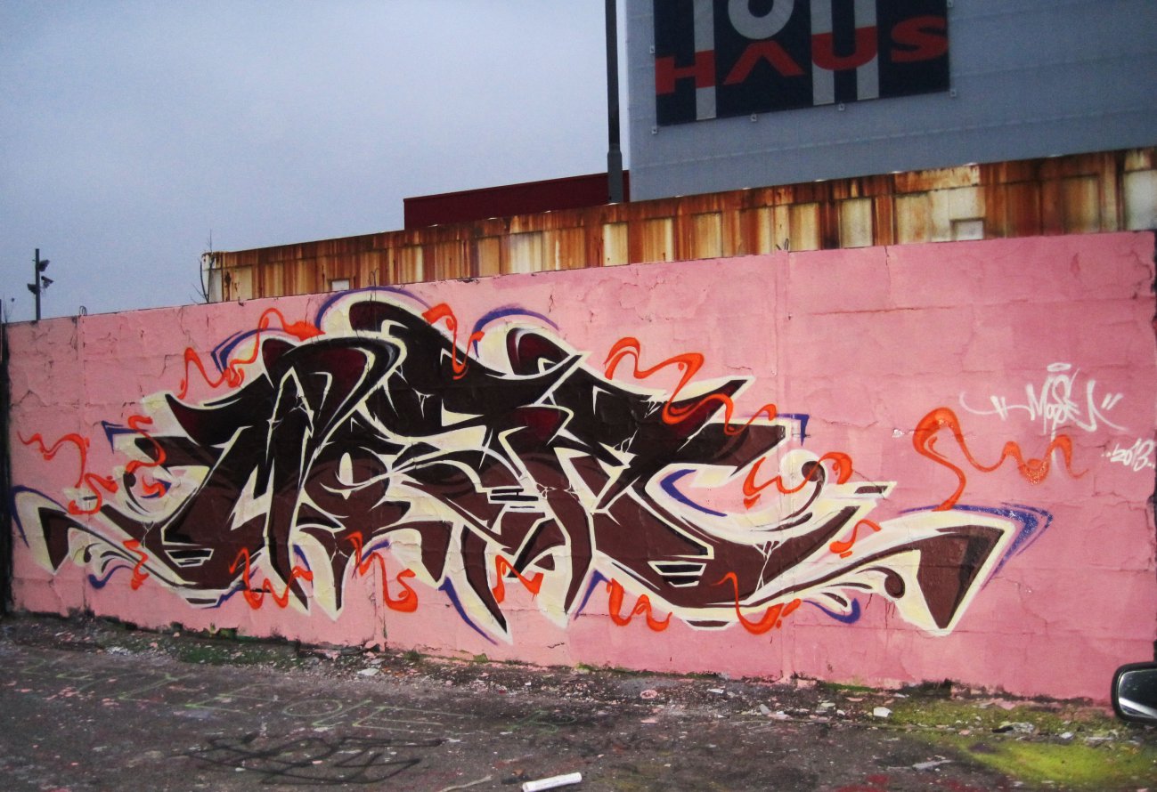 Graffiti Wall in Karlsruhe - Photo by MoseOne - mose (2013)