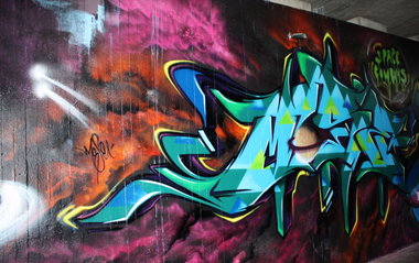 Graffiti Wall in Ettlingen - Photo by MoseOne - mose (2014)