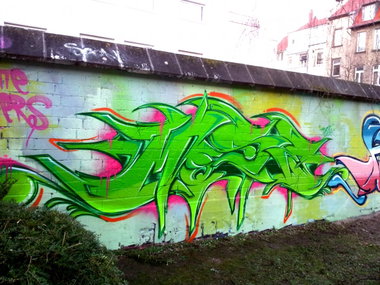 Graffiti Wall in Karlsruhe - Photo by MoseOne - mose, karlsruhe (2014)