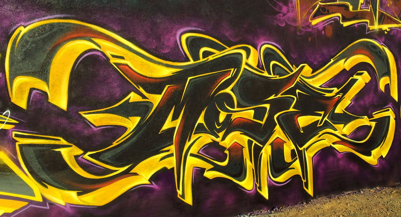 Graffiti Wall in Altafulla - Photo by MoseOne - mose (2013)