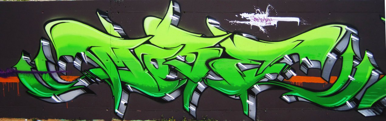 Graffiti Wall in Torredembarra - Photo by MoseOne - mose (2013)